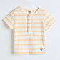 Milou Baby Boys Short Sleeve Striped T-Shirt