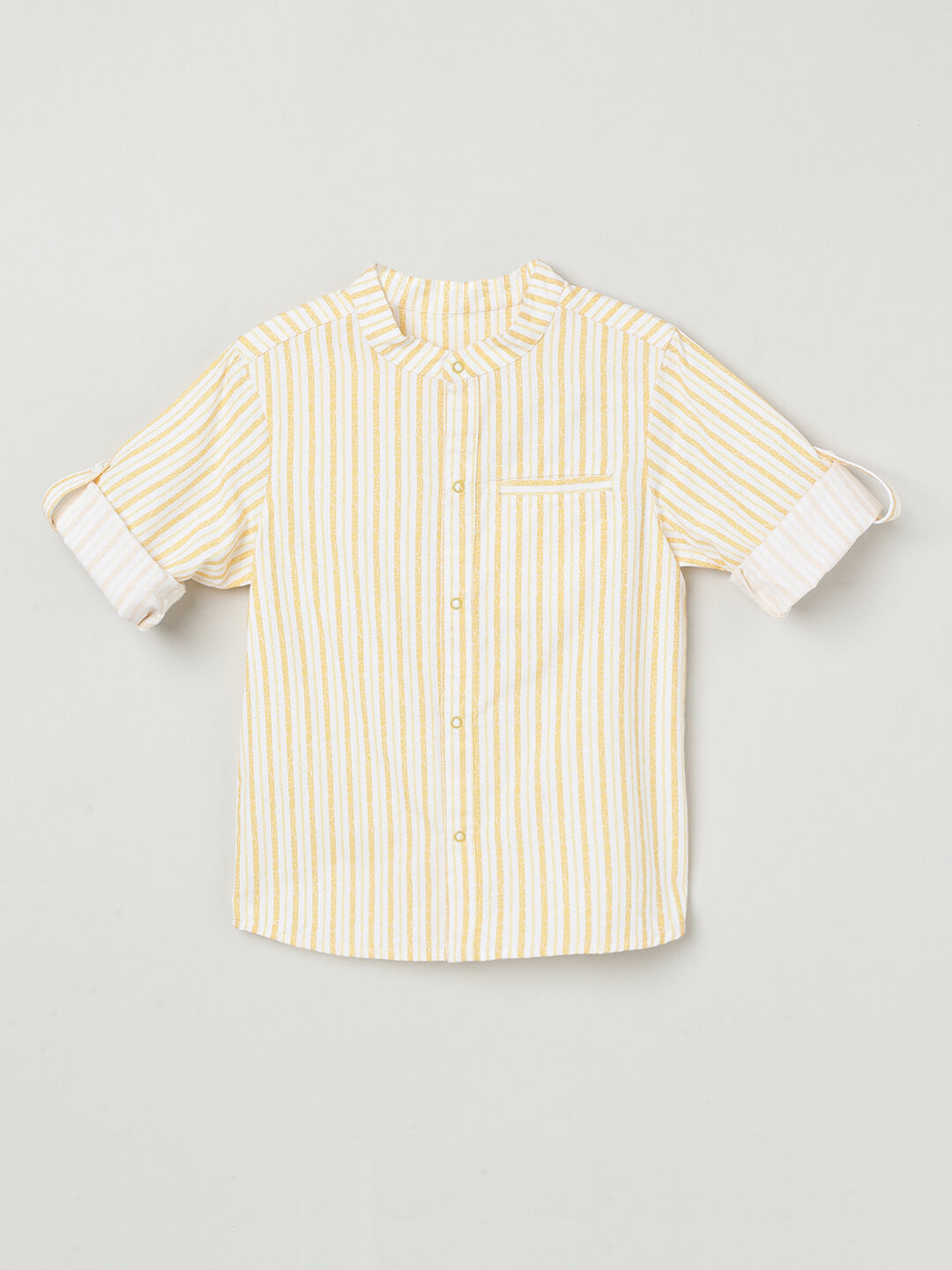 Milou Boys Mandarin Collar Full sleeve Shirt