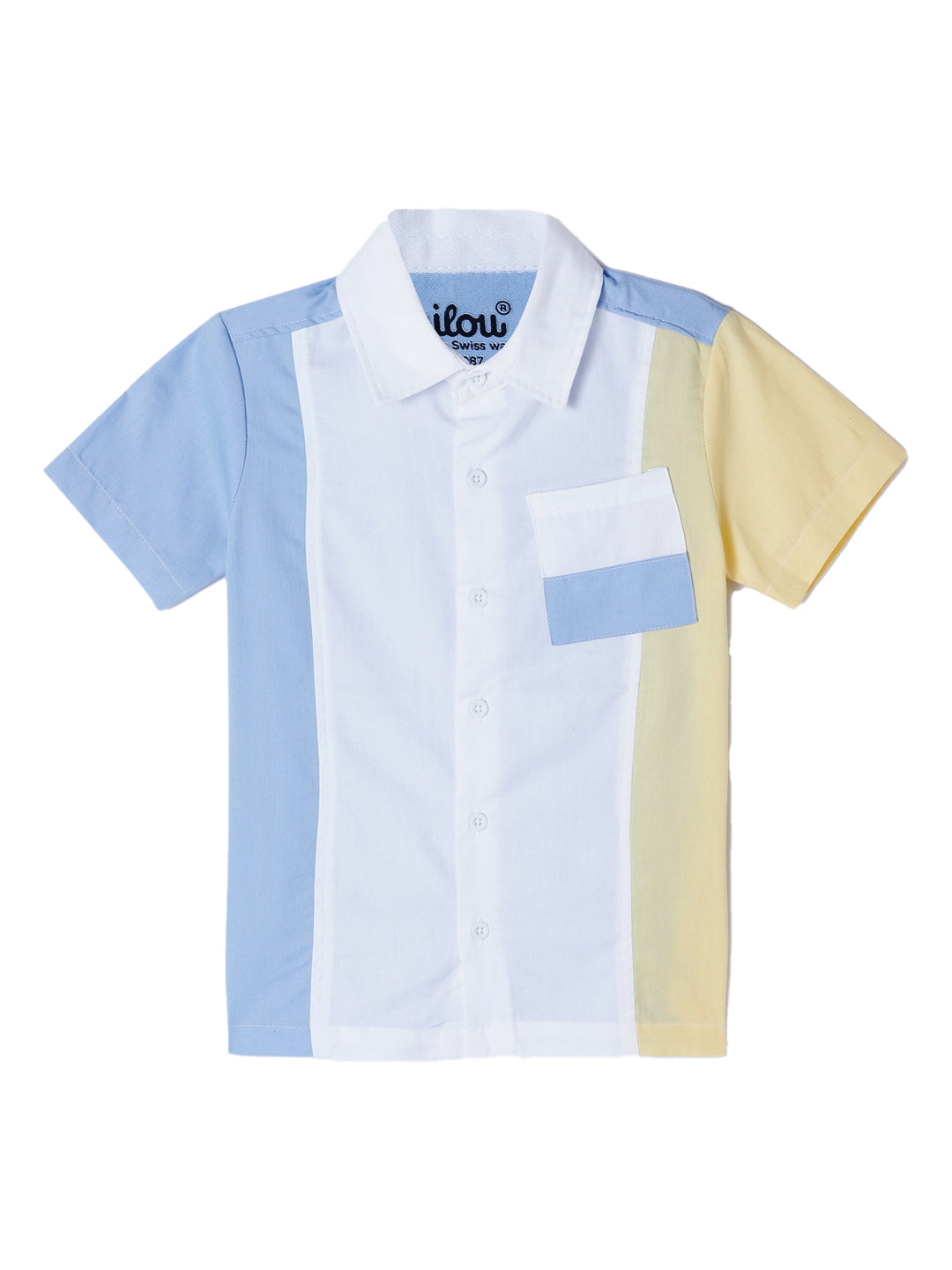 Half Sleeve Triple Coloured Shirt