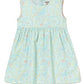 Milou Baby Girls Cotton Dress Mint Print