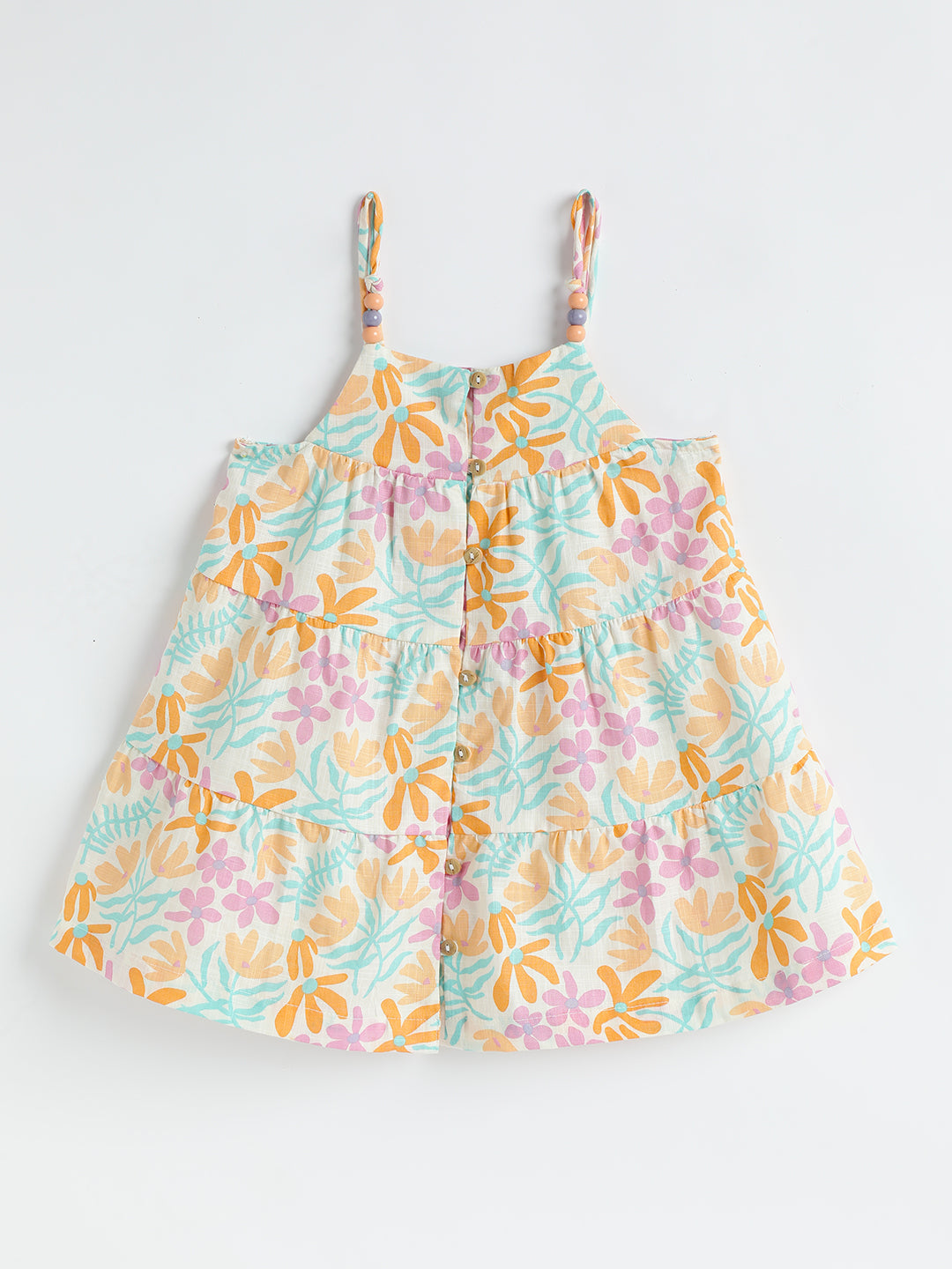 Milou Cotton Printed Dress - KKTG002-BG