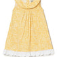 Milou Baby Girls Yellow Cotton Dress
