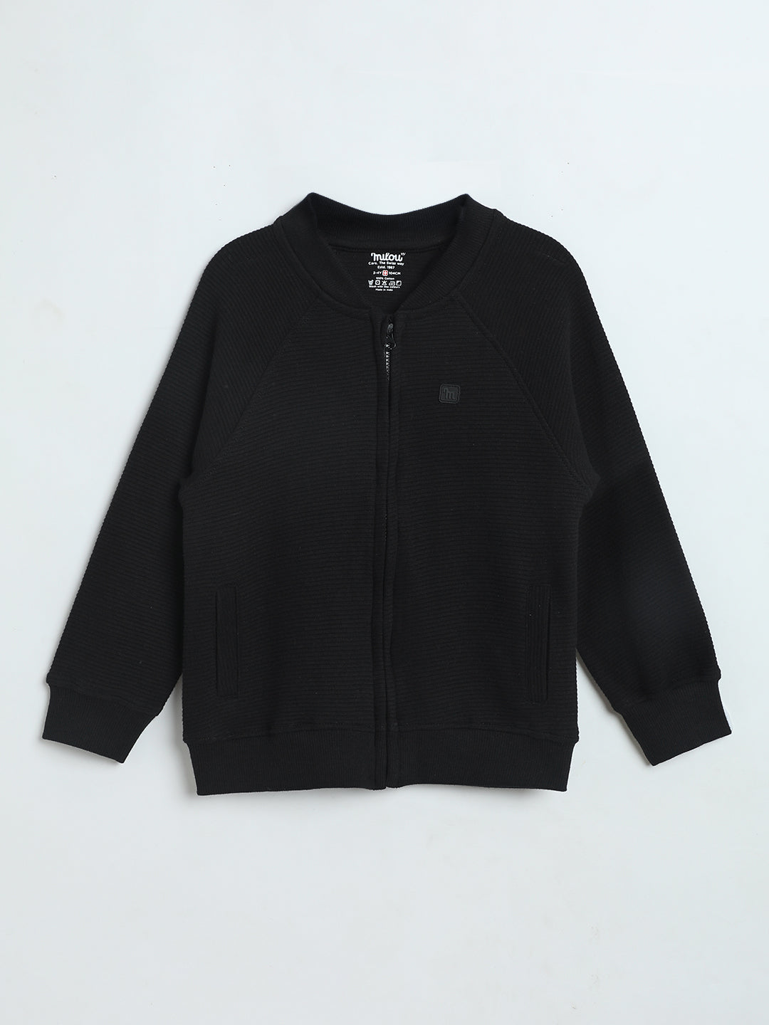Boys Front-Open Sweatshirt
