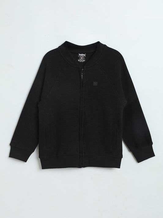 Boys Front-Open Sweatshirt