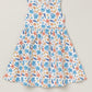 Milou Girls Sleeveless Cotton Printed Dress