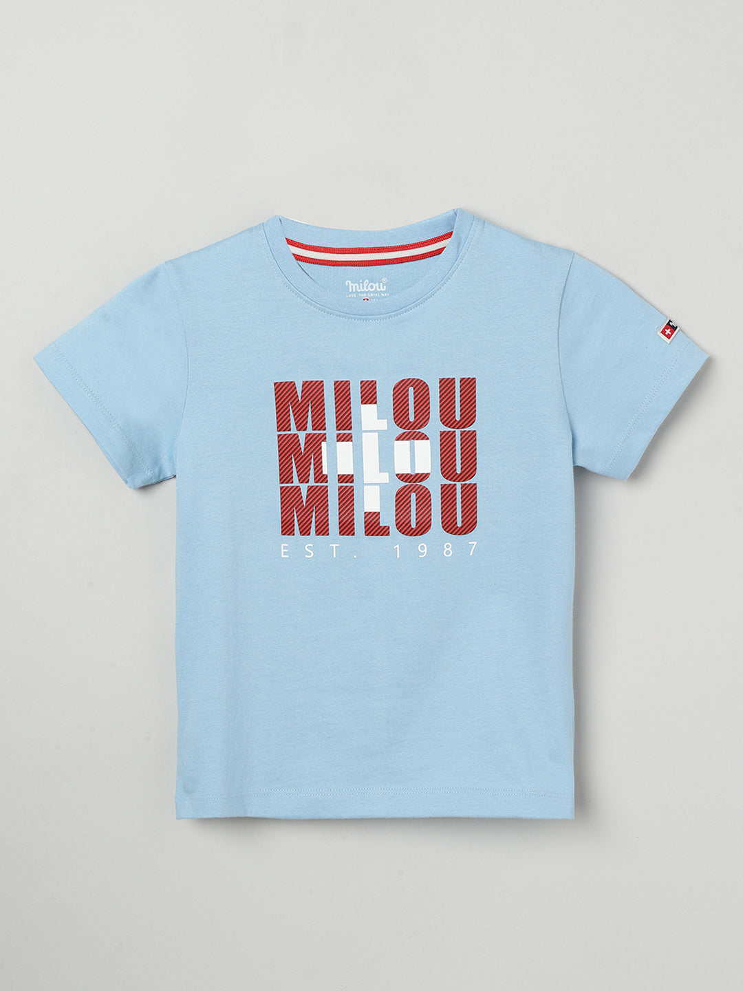Half Sleeve Bio-Washed Printed T-Shirt