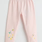 Milou Girls Pink Cotton Leggings