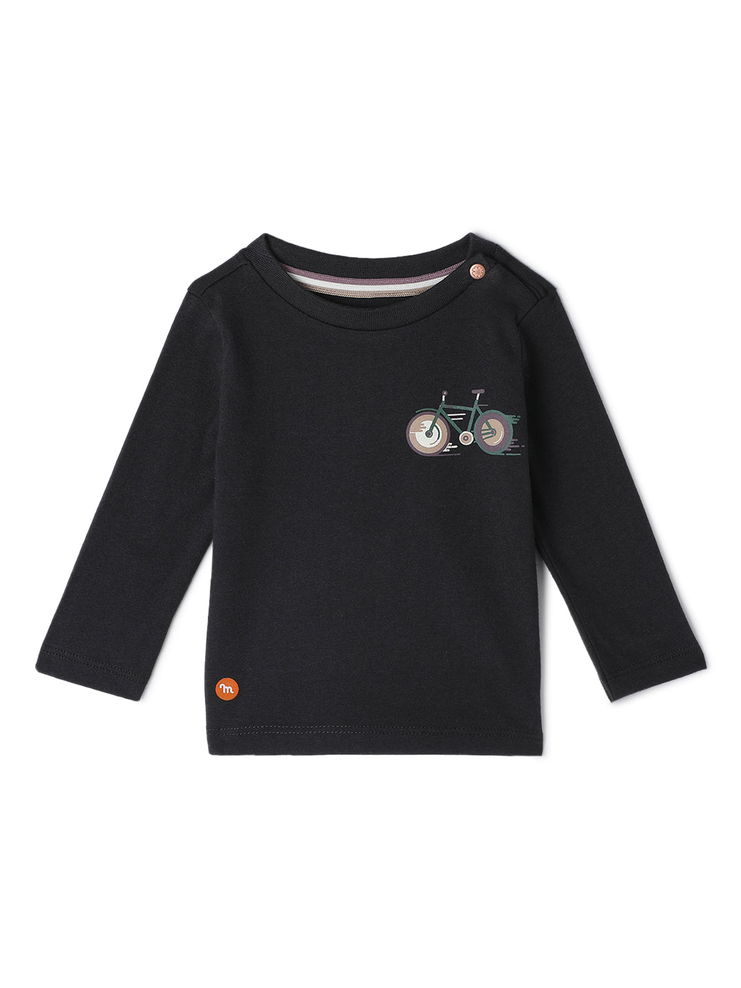 Milou Kids Cotton Full Sleeve Bio Washed T-Shirt for Boys 4470013