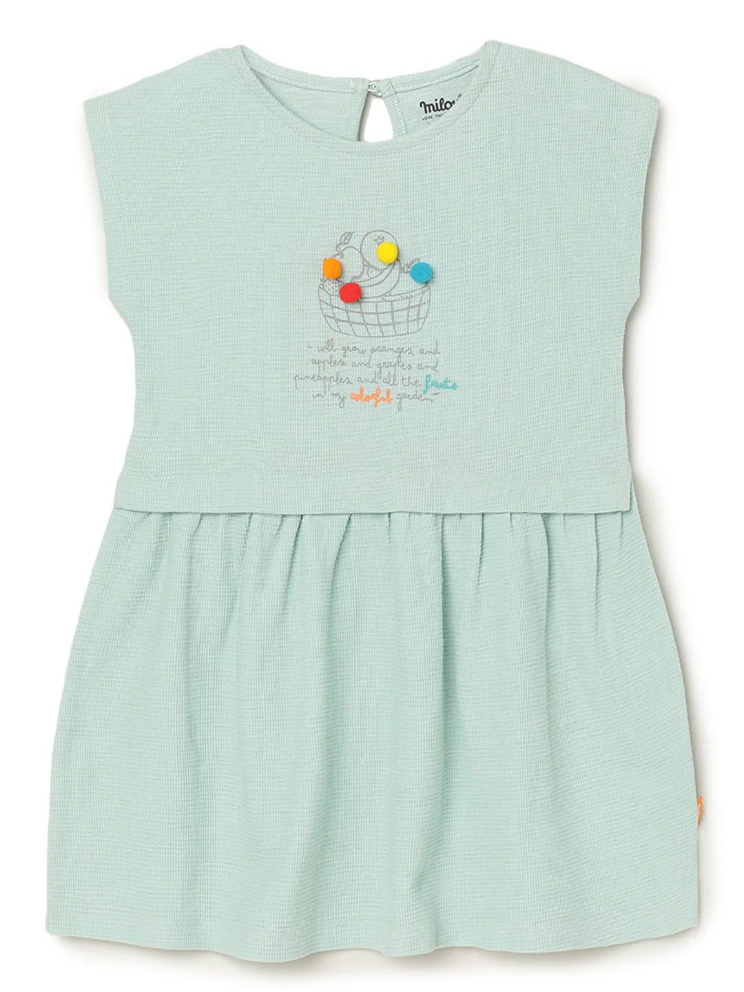 Milou Toddler Girls Mint Green Dress