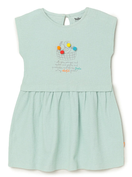 Milou Toddler Girls Mint Green Dress