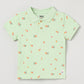 Toddler Polo T-Shirt | Pastel Green Cotton Collared Tee | Milou Kids
