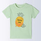Milou Kids Boys Green Cotton T-Shirt Pineapple Graphic Print