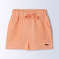 Baby Cotton Shorts | Apricot Adjustable Waist Shorts | Milou Kids