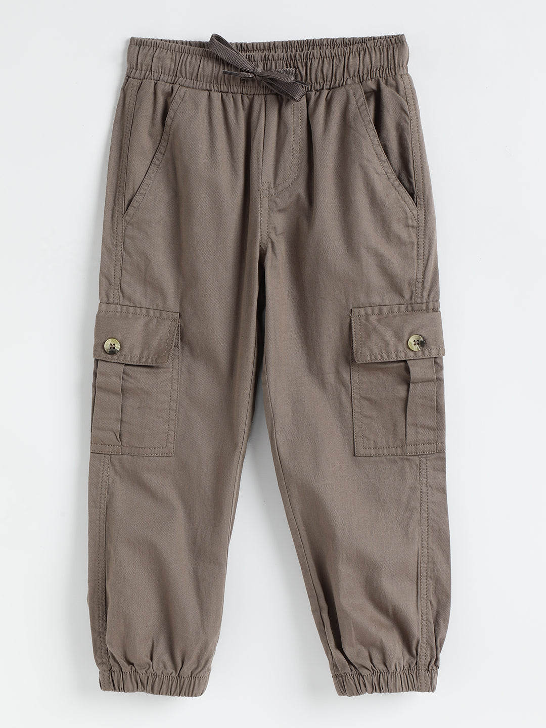 Milou Kids Cotton Solid woven Pants for Boys TBNCTRS059-SEP