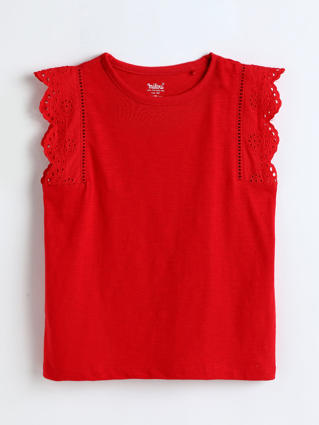 Milou Cotton short Sleeves Bio Washed Printed T-Shirt -NPSTG024-SLS