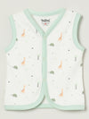 Cotton Sleeveless Bio Washed Printed Jhabla Set