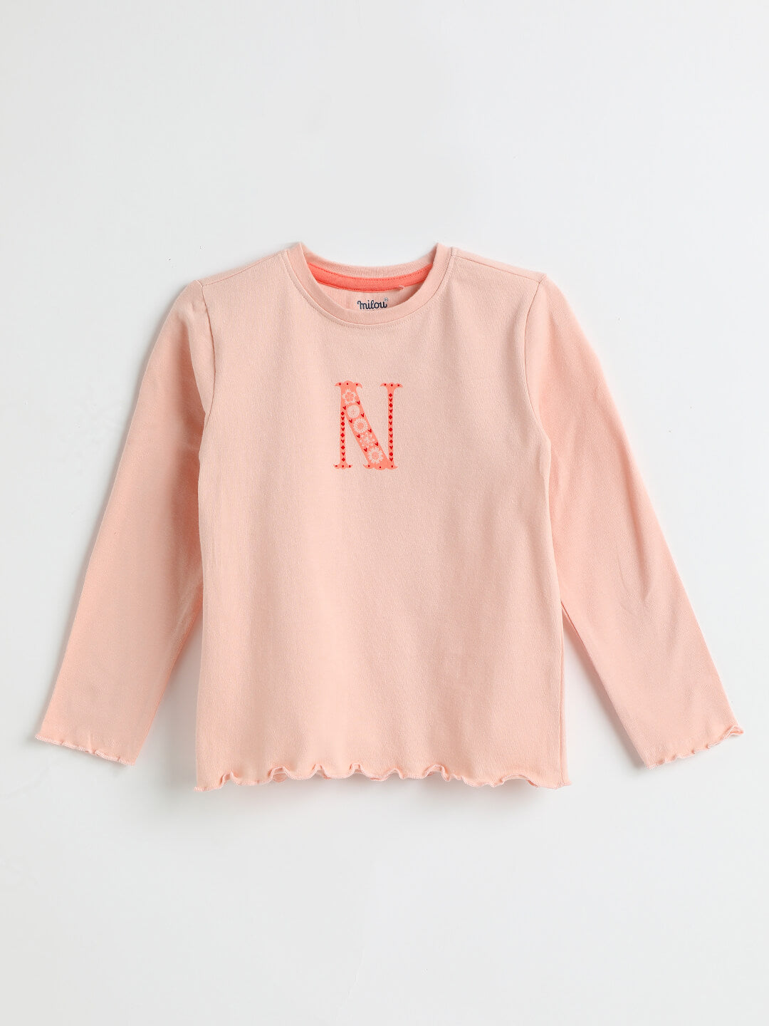 Milou Girls Long-Sleeve Round Neck Top