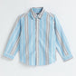 Full Sleeve Striped Bio-Washed Shirt