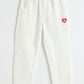 Milou Boys Cotton Bio-Washed Pants White