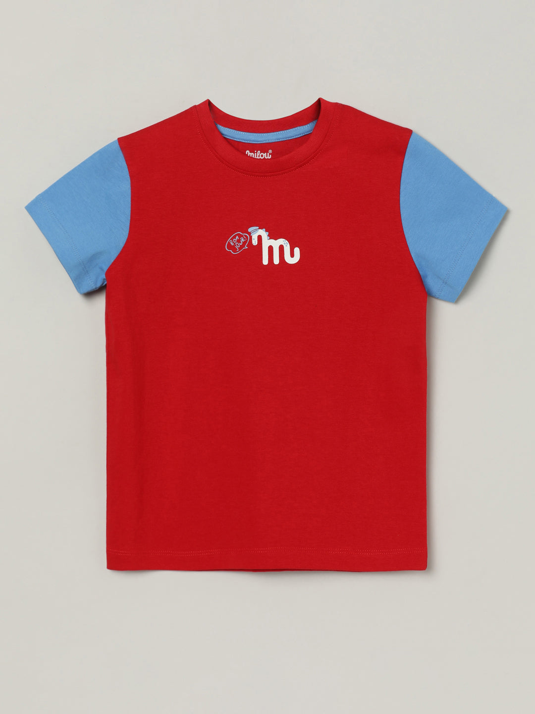 Milou Boys Cotton T-Shirt Red