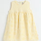 Milou Girls Pastel Yellow Cotton Dress