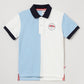 Milou Boys Polo T-Shirt Blue & White