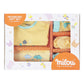 Milou Newborn Baby Romper Gift Set Yellow Dino Print Set