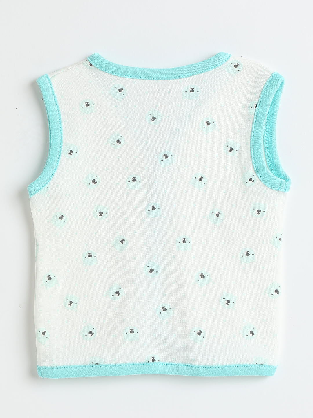 Milou Infant Cotton Bio-Washed Jabla all-over Animal prints Pack of 3