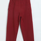 Milou Boys Maroon Loopknit Pants
