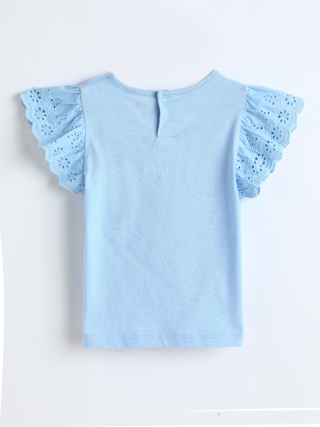 Milou Kids Cotton Bio Washed Printed Top for Girls -MGBBG007-CLBL