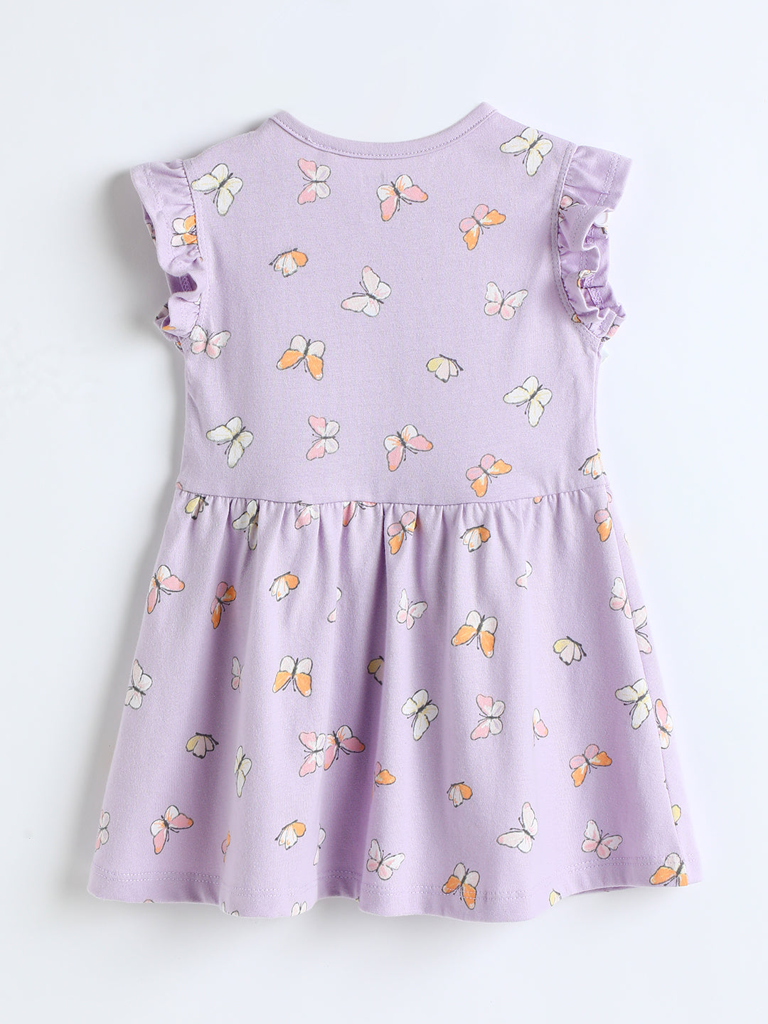 Milou Cotton Printed Dress -MGBBB013-PKAOP