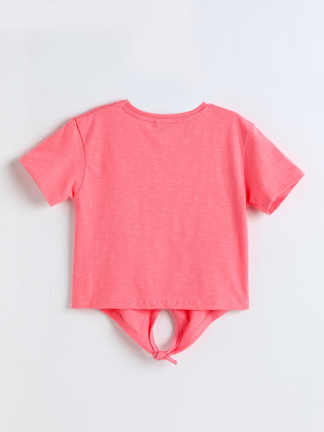 Milou Kids Cotton Bio Washed Printed Top for Girls -MGBBG009-GRNPK