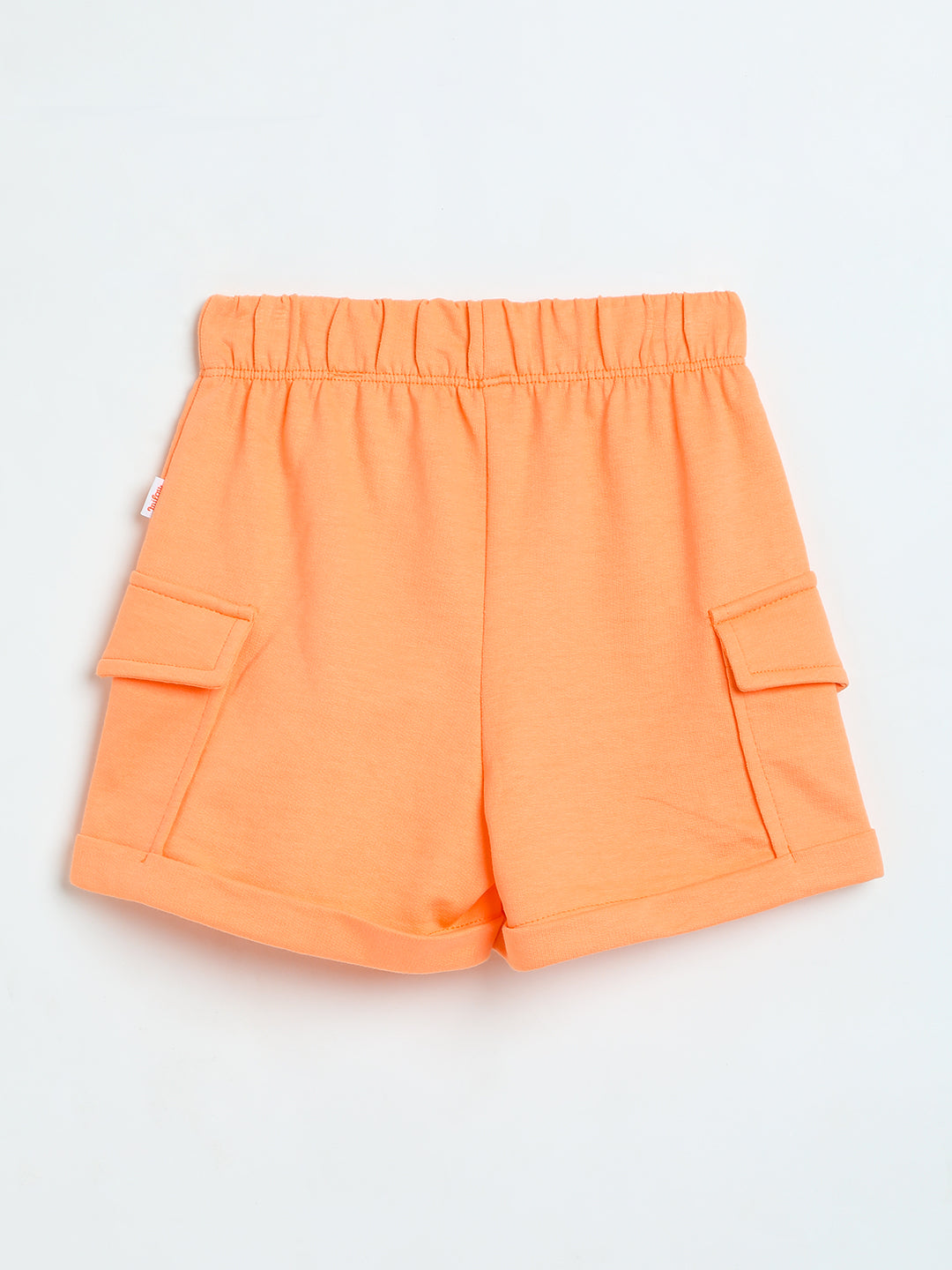 Milou Girls Orange Poplin Shorts