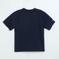 Milou Boys Graphic T-Shirt Navy Blue Vehicle Print