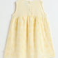 Milou Girls Pastel Yellow Cotton Dress