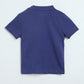 Milou Baby Boys Graphic T-Shirt Road Print Navy Blue
