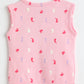 Milou Infant Cotton Sleeveless Bio-Washed Jabla Set