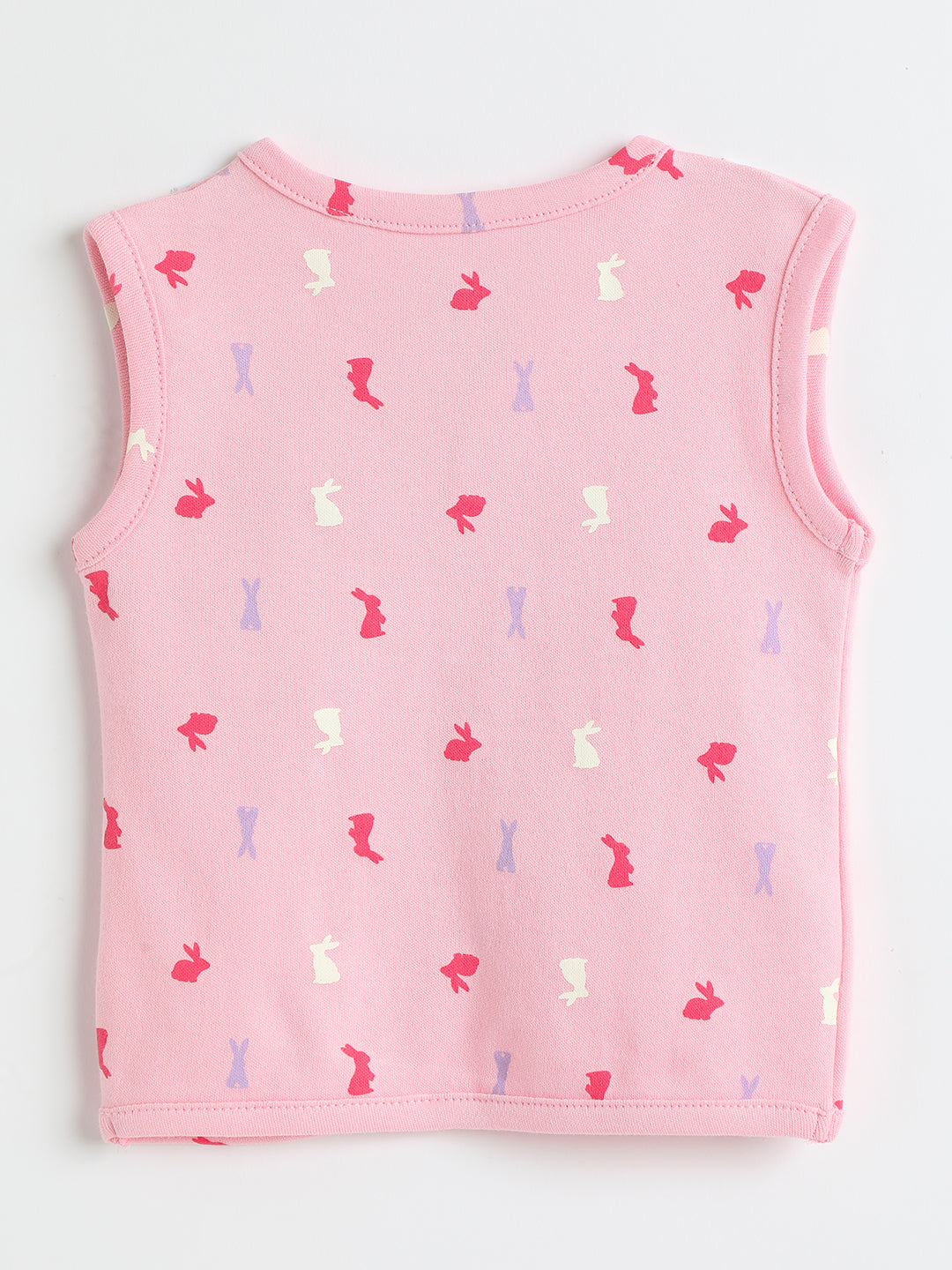 Milou Infant Cotton Sleeveless Bio-Washed Jabla Set