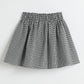 Milou Girls Black & White Cotton Skirt