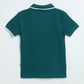 Kids Green Polo T-Shirt | Soft Cotton Piqué Casual | Milou Kids