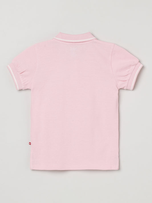 Milou Girls Polo T-Shirt Pink