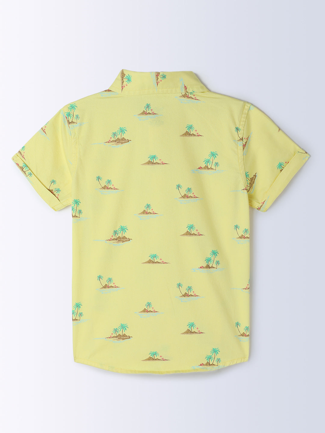 Milou Kids Cotton Half Sleeves All Over Printed Bio Washed Shirt for Boys SH-CU007