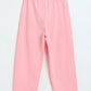 Milou Girls Pink Loopknit Trousers