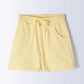 Milou Girls Yellow Cotton Shorts