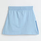 Milou Kids Girls Cotton Bio-Washed Printed Skirt Blue