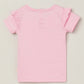 Milou Baby Girls Short Sleeve Printed T-Shirt Pink
