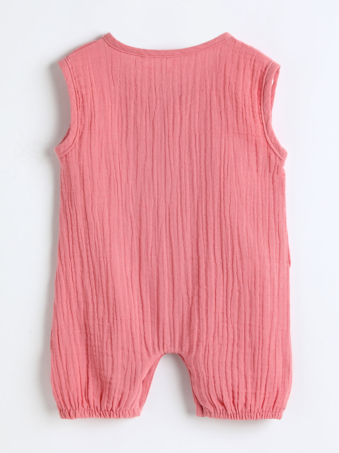 Milou Infant Unisex Cotton Romper Pink