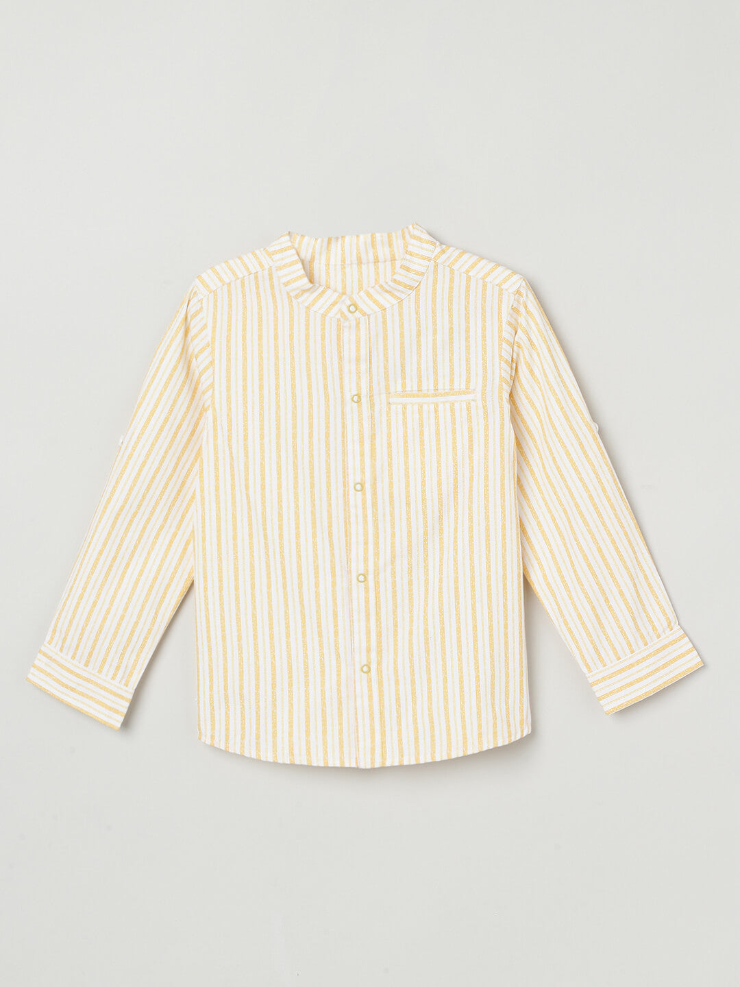 Milou Boys Mandarin Collar Full sleeve Shirt