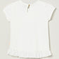 Milou Girls Cap Sleeve Top with Graphic Print