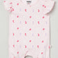 Milou Baby Unisex Flutter Sleeve Printed Romper